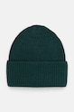 Czapka damska beanie prążkowana kolor zielony średniej grubości turkusowy RW24.CAD051