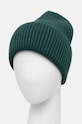 Akcesoria Czapka damska beanie prążkowana kolor zielony RW24.CAD051 turkusowy