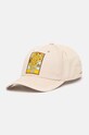Bavlnená šiltovka dámska z kolekcie Eviva L'arte béžová farba bavlna béžová RW24.CAD450