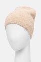 Doplnky Čiapka s prímesou vlny dámska béžová farba RW24.CAD506 béžová