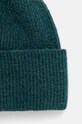 Czapka z domieszką wełny owczej i wełny alpaki beanie kolor turkusowy RW24.CAD700 turkusowy RW24