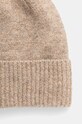 Czapka z domieszką wełny damski beanie kolor beżowy RW24.CAD701 beżowy RW24