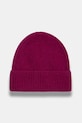 Akcesoria Czapka z kaszmiru damska beanie kolor różowy RW24.CAD800 różowy