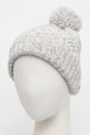 Akcesoria Czapka damska z pomponem kolor szary RW24.CAD807 szary