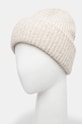 Czapka damska beanie prążkowana kolor beżowy beżowy RW24.CAD808