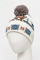 Czapka damska beanie z pomponem kolor multicolor RW24.CAD900 multicolor RW24