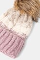 Akcesoria Czapka damska beanie z pomponem kolor różowy RW24.CAD901 różowy