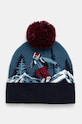 Czapka męska beanie z pomponem kolor multicolor pozostałe multicolor RW24.CAM900