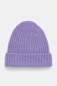 Medicine caciula din amestec de lana uni violet RW24.CDD700