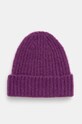 Medicine czapka z domieszką wełny z domieszką wełny fioletowy RW24.CDD700