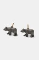 Uchwyt do mebli z motywem zwierzęcym (2-pack) kolor srebrny RW24.DEU708 srebrny RW24