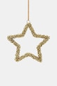 Ozdoba choinkowa handmade - gwiazda kolor złoty złoty RW24.DEUA11