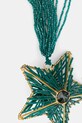 Ozdoba na vánoční stromeček handmade - hvězda zelená barva RW24.DEUA13 zelená RW24