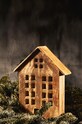 Dekoracja stojąca drewniana - domek kolor brązowy brązowy RW24.DEUA39