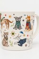Kuchnia i jadalnia Kubek ceramiczny w psy 460 ml kolor multicolor RW24.KBU906 multicolor