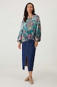 Koszula damska oversize wzorzysta kolor multicolor RW24.KDD200 multicolor RW24