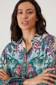 Koszula damska oversize wzorzysta kolor multicolor multicolor RW24.KDD200
