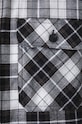 Koszula bawełniana męska z kołnierzykiem button-down w kratę kolor szary RW24.KDM053 szary RW24