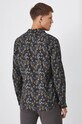 Odzież Koszula męska z kołnierzykiem klasycznym wzorzysta kolor multicolor RW24.KDM097 multicolor