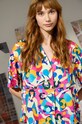 Koszula damska oversize z kolekcji Magia Miejsc kolor multicolor casual multicolor RW24.KKD150