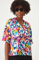 Koszula damska oversize z kolekcji Magia Miejsc kolor multicolor RW24.KKD150 multicolor RW24