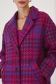 Płaszcz damski wzorzysty kolor multicolor multicolor RW24.KPD600