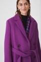 Medicine palton din lana violet RW24.KPD604