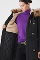 Parka damska ocieplana kolor czarny RW24.KPD800