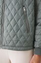 Kurtka bomber damska oversize pikowana kolor zielony RW24.KUD401