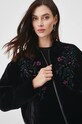 Kurtka bomber damska z kolekcji Together For Nature kolor czarny RW24.KZD701 czarny RW24