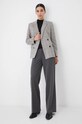 Marynarka damska regular w kratę z wiskozą kolor multicolor RW24.KZD800 multicolor RW24