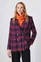 Marynarka damska regular w kratę kolor multicolor RW24.KZD900 multicolor RW24