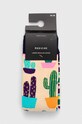 Skarpetki bawełniane damskie w kaktusy (2-pack) kolor multicolor RW24.LGD303 multicolor RW24