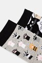 Skarpetki bawełniane damskie w koty (2-pack) kolor multicolor RW24.LGD702 multicolor RW24