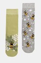 Medicine ciorapi de bumbac 2-pack cu modele multicolor RW24.LGD814