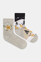 Medicine ciorapi de bumbac 2-pack cu modele multicolor RW24.LGD912
