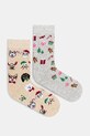 Medicine ciorapi de bumbac 2-pack cu modele multicolor RW24.LGDA02