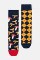 Skarpetki bawełniane męskie w grzyby (2-pack) kolor multicolor skarpetki długie multicolor RW24.LGM501