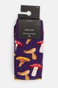 Odzież Skarpetki bawełniane męskie w grzyby (2-pack) kolor multicolor RW24.LGM502 multicolor