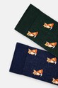Skarpetki bawełniane męskie w lisy (2-pack) kolor multicolor RW24.LGM601 multicolor RW24