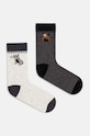 Medicine ciorapi de bumbac 2-pack cu modele multicolor RW24.LGM613