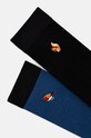 Skarpetki bawełniane męskie z ozdobnym haftem z motywem zwierzęcym (2-pack) kolor multicolor RW24.LGM614 multicolor RW24
