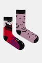 Skarpetki bawełniane męskie w nietoperze (2-pack) kolor multicolor skarpetki długie multicolor RW24.LGM700