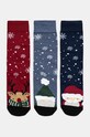 Medicine skarpetki bawełniane 3-pack skarpetki długie multicolor RW24.LGMA07