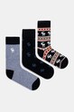 Skarpetki bawełniane męskie świąteczne (3-pack) kolor multicolor skarpetki długie multicolor RW24.LGMA17
