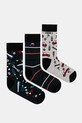 Бавовняні шкарпетки Medicine 3-pack смужка барвистий RW24.LGMA19