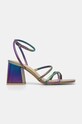 Sandały damskie na słupku ze skóry ekologicznej kolor multicolor RW24.OBD713 multicolor RW24