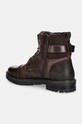 Buty wysokie męskie skórzane kolor brązowy brązowy RW24.OBM509