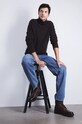 Buty wysokie męskie skórzane kolor brązowy RW24.OBM509