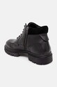 Buty wysokie męskie skórzane kolor czarny czarny RW24.OBM608